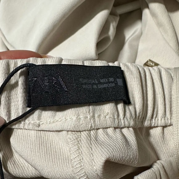 NWT Zara Off-White Women's Track Pants & Jogger Set - Picture 4 of 9